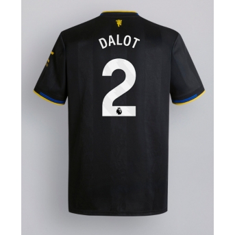 Billige Fotballdrakt Manchester United Diogo Dalot #2 Replika Tredjedrakt 2025-26 Kortermet